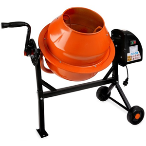 Cementmolen, verlengsnoeren, mixers, stempels